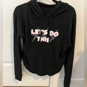 Let’s Do This Black Pink White Hoodie. Super Soft Material